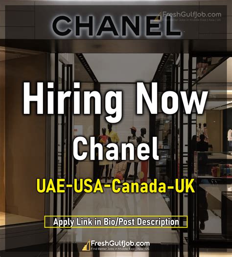 chanel boutique vacancies|Chanel job offers.